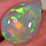 12.7 Carat - Stunning Dark Teardrop Shaped Ethiopian Welo Opal 