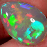 12.7 Carat - Stunning Dark Teardrop Shaped Ethiopian Welo Opal 