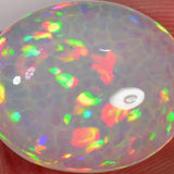 7.5 carat - Oval cut Ethiopian Welo Opal with honeycomb pattern 