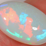 7.6 Carat - Oval Cut Ethiopian Welo Opal with Honeycomb Pattern 