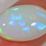 7.6 Carat - Oval Cut Ethiopian Welo Opal with Honeycomb Pattern 