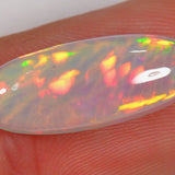 5.2 Carat - Oval Cut Ethiopian Welo Opal with Triangle Cell Pattern 