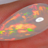 3.5 carat - teardrop shaped Ethiopian Welo Opal