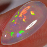 6.2 carats - Transparent teardrop-shaped Ethiopian Welo Opal with cell pattern