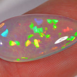 6.2 carats - Transparent teardrop-shaped Ethiopian Welo Opal with cell pattern