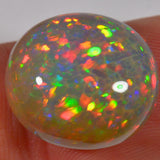 11.2 carats - Beautiful dark oval cut Ethiopian Welo Opal 