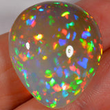 29.8 carats - Absolute explosion of color - teardrop-shaped Ethiopian Welo Opal 