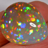 29.8 carats - Absolute explosion of color - teardrop-shaped Ethiopian Welo Opal 