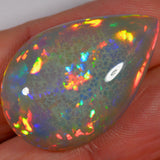 22.7 carats - Very beautiful natural dark Ethiopian Welo Opal 