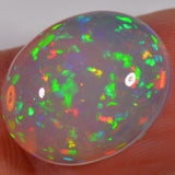 13 carat - Sparkling oval cut Ethiopian Welo Opal 