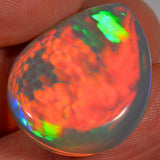 29.5 Karat - Grosser dunkler Honeycomb-Opal