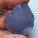 22 Gramm - Roher blauer Chalzedon aus Äthiopien