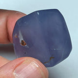 22 Gramm - Roher blauer Chalzedon aus Äthiopien