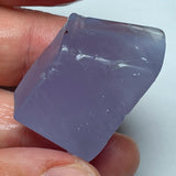 16 Gramm - Roher blauer Chalzedon aus Äthiopien