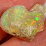 15 Karat - Brillanter Pinfire Roher Äthiopischer Welo Opal – natürlicher äthiopischer Welo Opal
