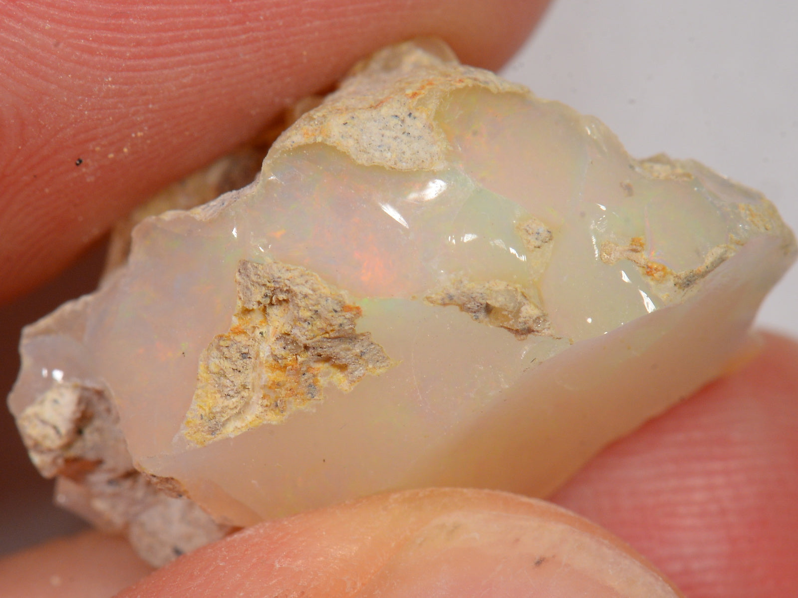 19 Karat - Roher Äthiopischer Welo Opal – natürlicher äthiopischer Welo Opal