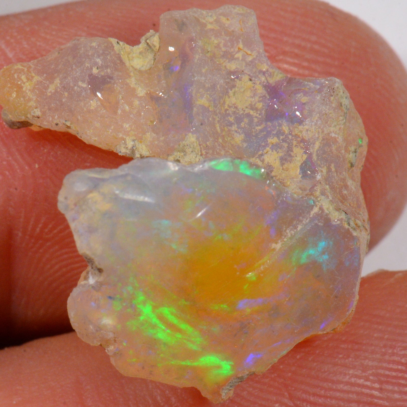 14.8 Carat - Rough Ethiopian Welo Opal — natural untreated rough Ethiopian Welo opal