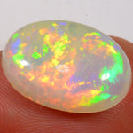 8.3 Carat - Bright Oval Ethiopian Welo Opal — natural untreated Ethiopian Welo opal