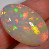 24,7 carats - Opale Welo d'Éthiopie à base tan claire – opale Welo d'Éthiopie naturelle