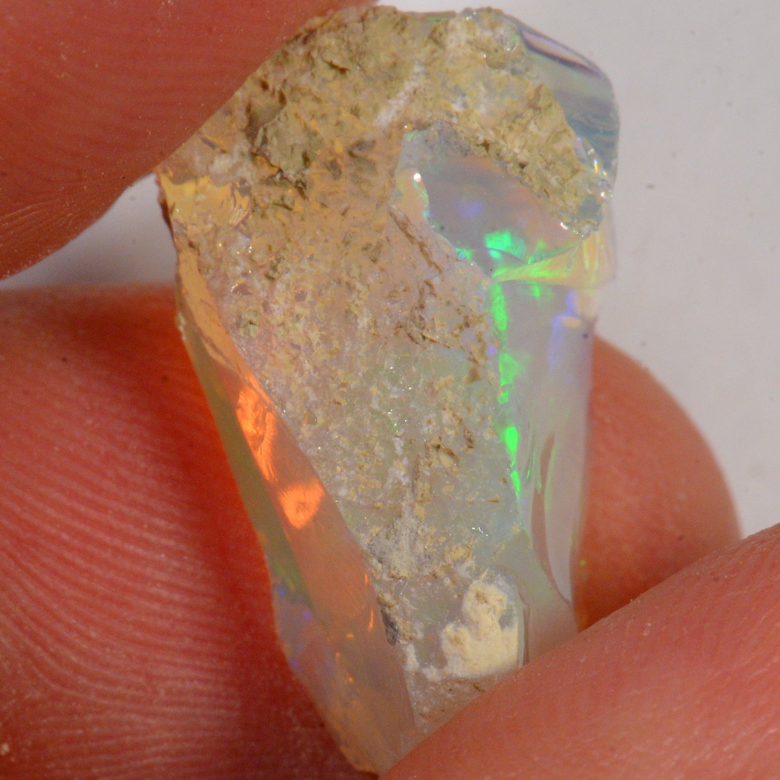 9.5 Karat - Roher Äthiopischer Welo Opal – natürlicher äthiopischer Welo Opal