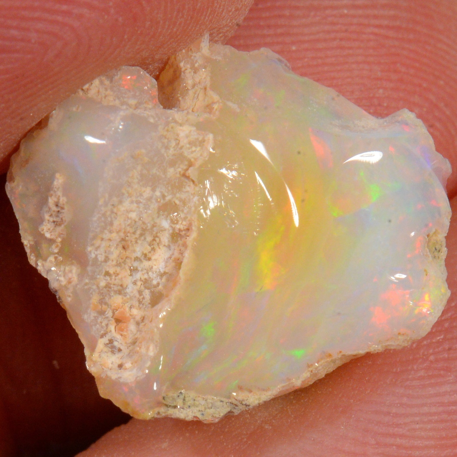 10.5 Karat - Roher Äthiopischer Welo Opal – natürlicher äthiopischer Welo Opal