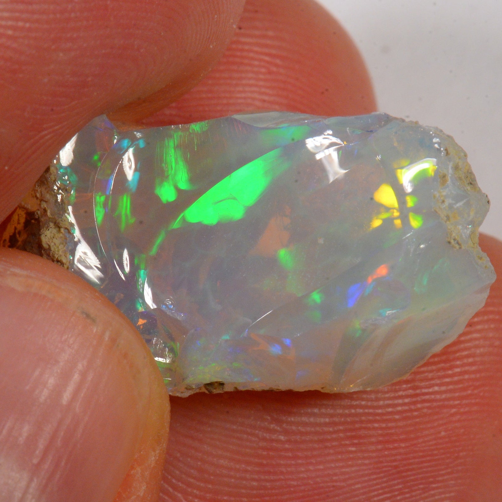 18.5 Karat - Roher Äthiopischer Welo Opal – natürlicher äthiopischer Welo Opal