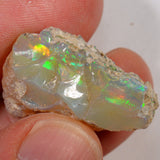 24.6 Carat - Rough Ethiopian Welo Opal — natural untreated rough Ethiopian Welo opal