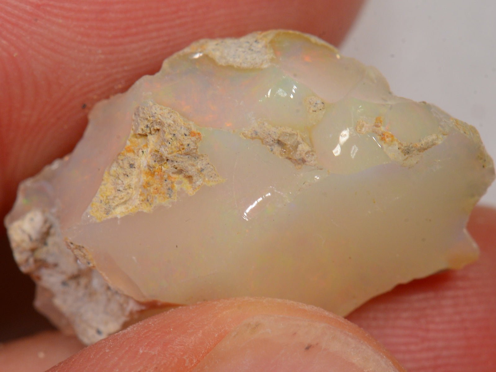 19 Karat - Roher Äthiopischer Welo Opal – natürlicher äthiopischer Welo Opal