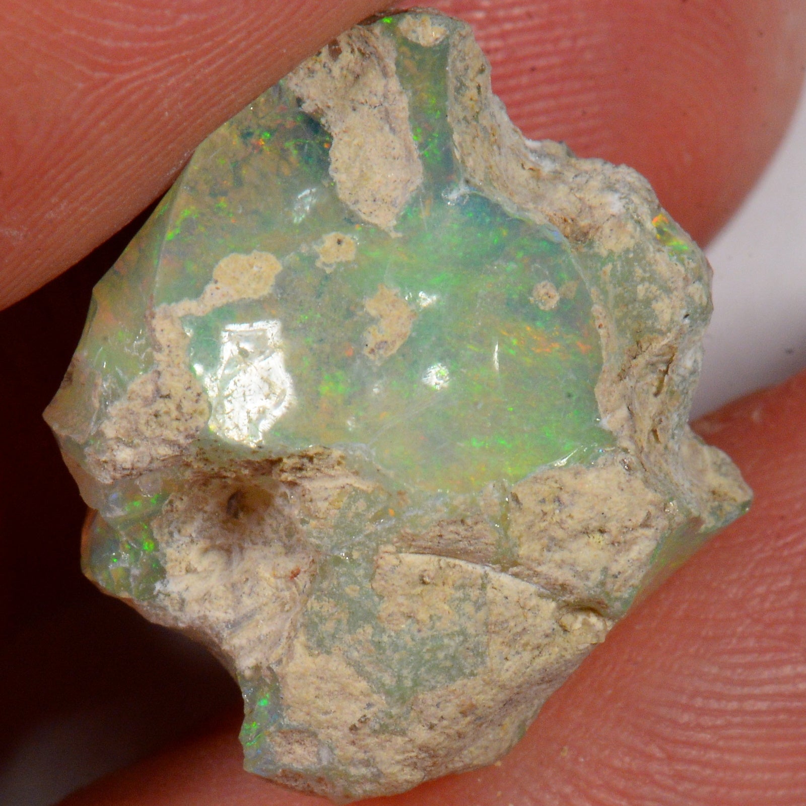 17 Carat - Rough Ethiopian Welo Opal — natural untreated rough Ethiopian Welo opal