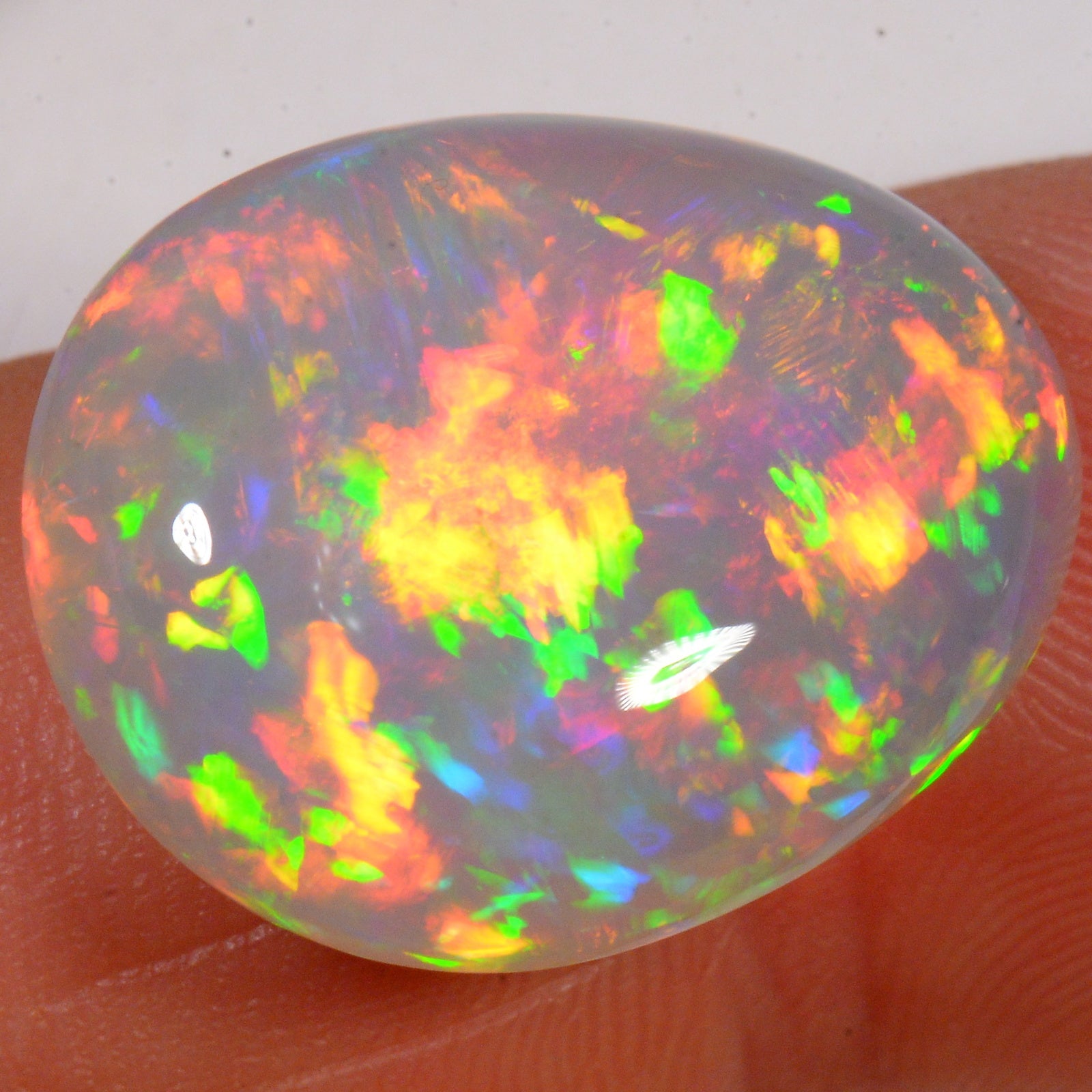 12.4 Carat - Brilliant Ethiopian Welo Opal — natural untreated Ethiopian Welo opal