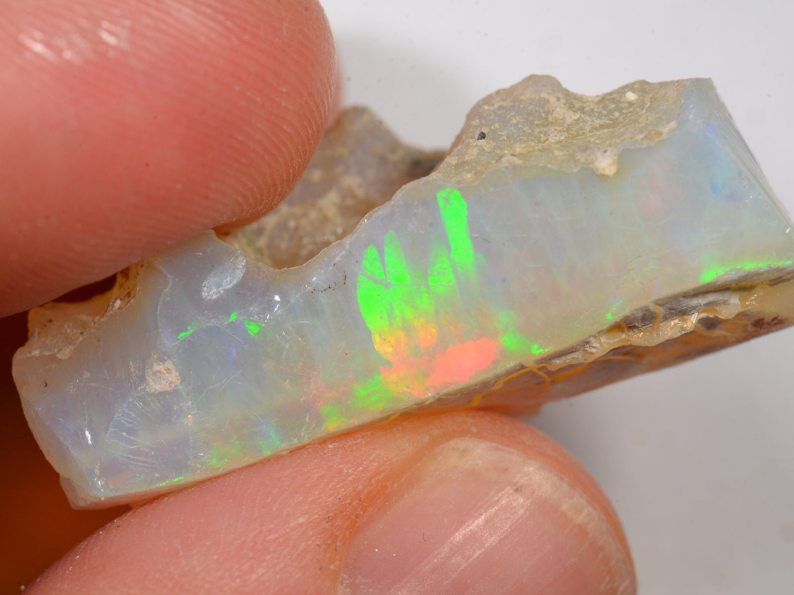 38 Karat - Roher Äthiopischer Welo Opal – natürlicher äthiopischer Welo Opal